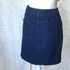 Denim Croft & Barrow Mini Skirt with Short | Size 16